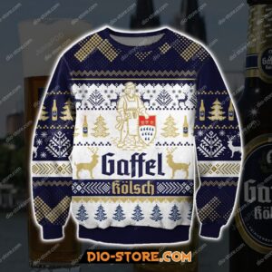 Gaffel Kolsch Beer Ugly Christmas Sweater
