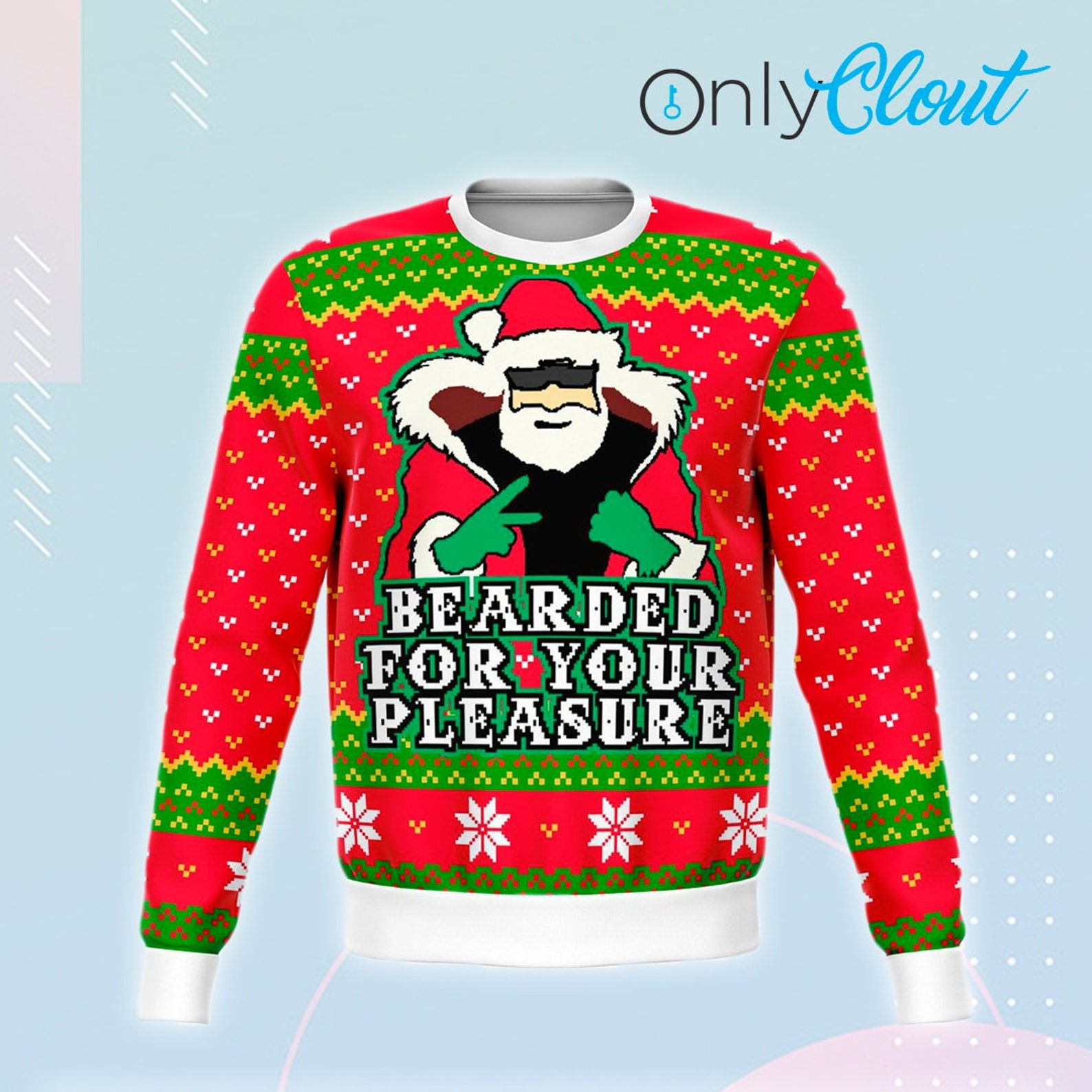 Gangsta Santa Funny ugly Christmas sweater Gangsta Santa Funny ugly Christmas sweater