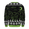 Gearhomies Christmas UFO Holographic Ugly Christmas Sweater