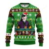 Genya Shinazugawa Demon Slayer Anime Ugly Christmas Sweater Green