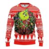 Georgia Bulldogs Grinch Hug Ugly Christmas Sweater