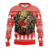 Georgia Bulldogs Groot Hug Ugly Christmas Sweater