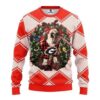 Georgia Bulldogs Pug Dog Ugly Christmas Sweater