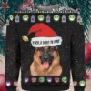 German Shepherd Dog And Fuck You 2020 I?m Done Ugly Christmas Sweater