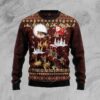 German Shepherd Dog Santa Clause Ugly Christmas Sweater