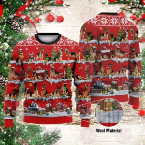 German Shepherd Ugly Christmas Sweater