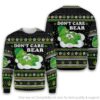Gift For Hippie Stoner Care Bear Ugly Christmas Sweater