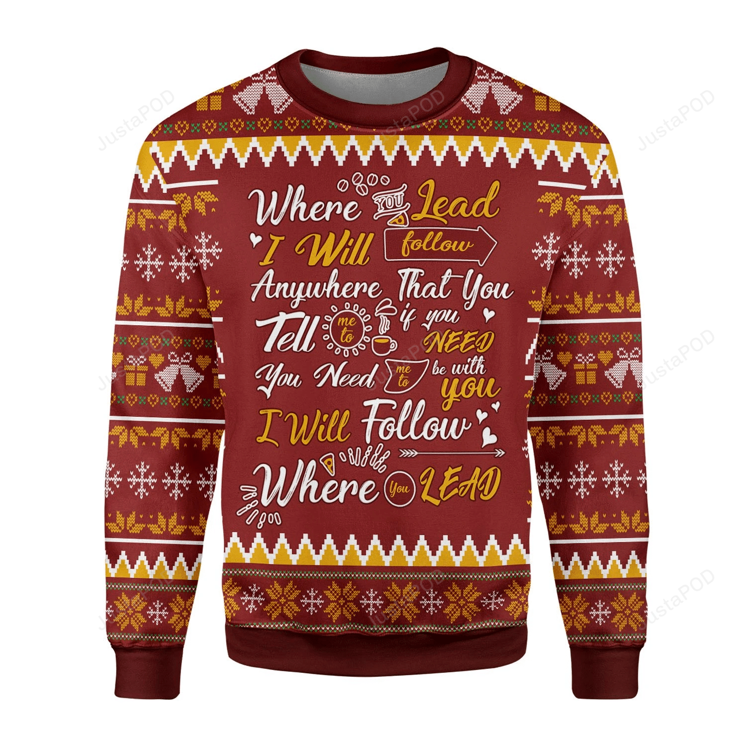 Gilmore Girls Theme Song Where You Lead I Will Follow Ugly Christmas Sweater Gilmore Girls Theme Song Where You Lead I Will Follow Ugly Christmas Sweater