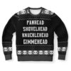 Gimhead Naughty Ugly Christmas Sweater
