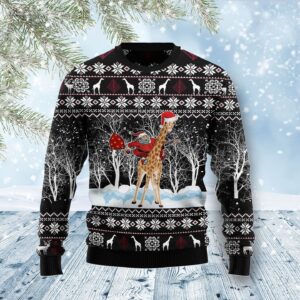 Giraffe Ugly Christmas Sweater