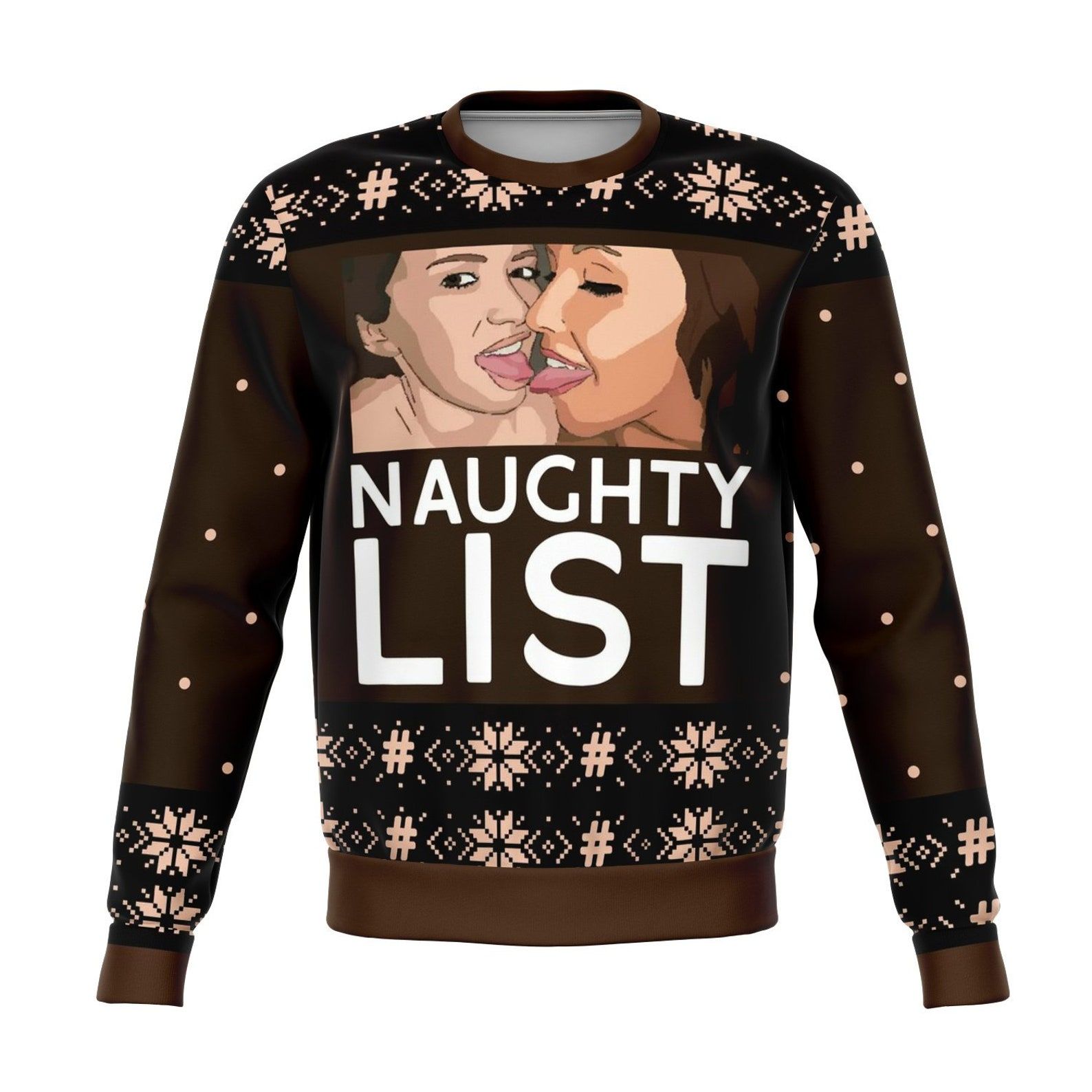 Girls Do Naughty List Ugly Christmas Sweater Girls Do Naughty List Ugly Christmas Sweater