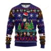 Giyu Tomioka Christmas Demon Slayer Anime Ugly Christmas Sweater Blue
