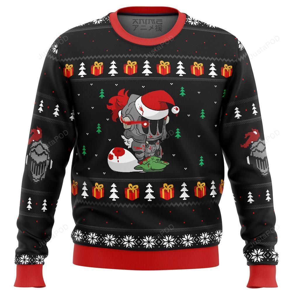 Goblin Slayer Santa Ugly Christmas Sweater Goblin Slayer Santa Ugly Christmas Sweater