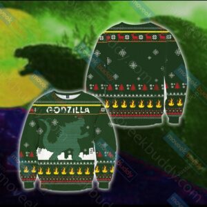 Godzilla King Of The Monsters Ugly Sweater