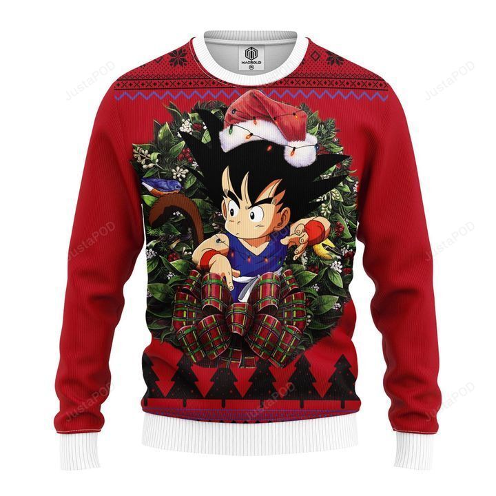 Goku Kid Noel Ugly Christmas Sweater Goku Kid Noel Ugly Christmas Sweater