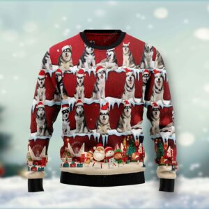 Golden Retriever HT Ugly Christmas Sweater