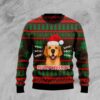 Golden Retriever Merry Woofmas Ugly Christmas Sweater