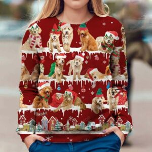 Goldendoodle Dog Ugly Christmas Sweater