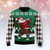 Golfer Santa Ugly Christmas Sweater
