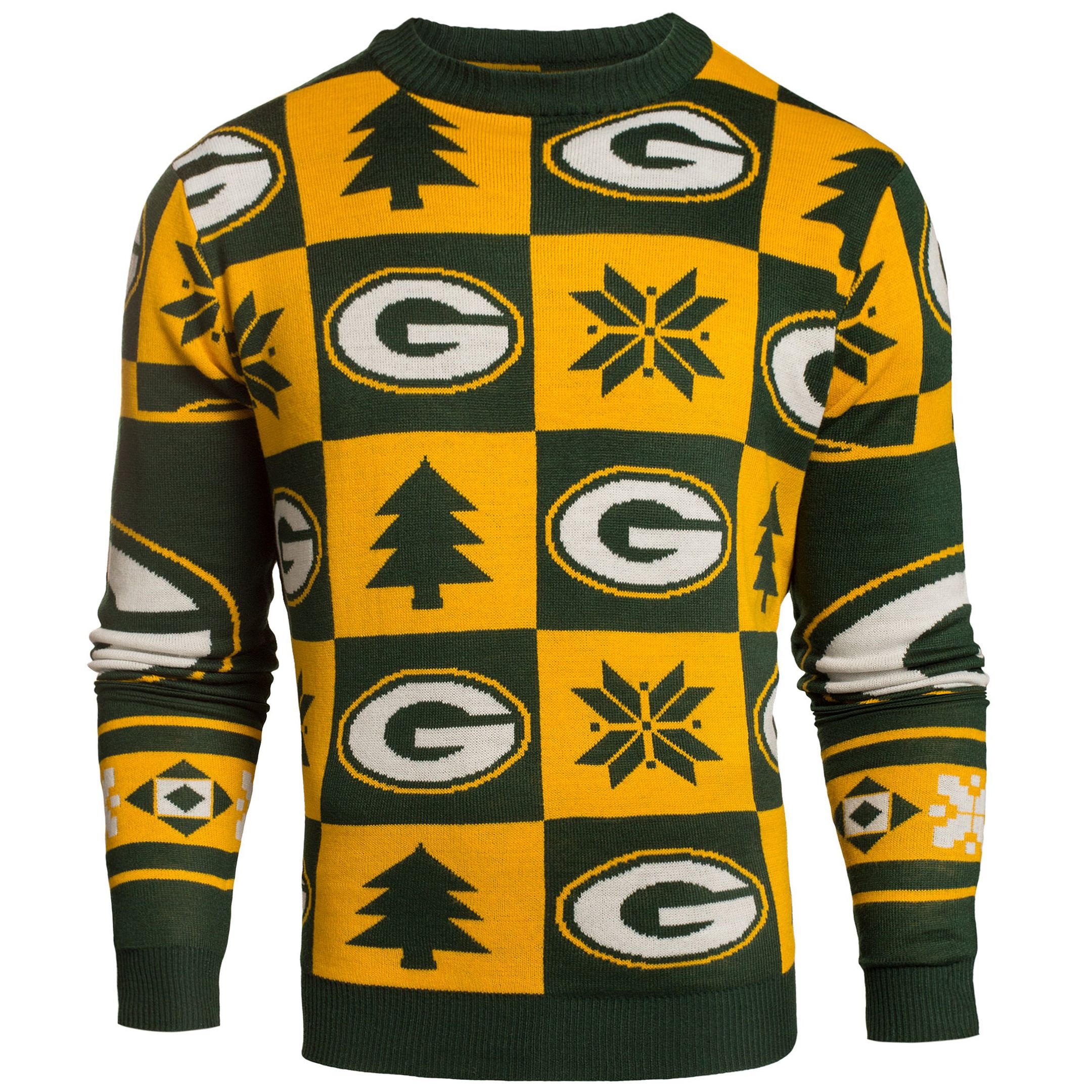 Green Bay Packers Forever Collectibles Ugly Christmas Sweater Green Bay Packers Forever Collectibles Ugly Christmas Sweater
