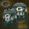 Green Bay Packers Go Pack Go Ugly Christmas Sweater