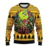 Green Bay Packers Grinch Hug Ugly Christmas Sweater