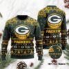Green Bay Packers Santa Claus In The Moon Ugly Christmas Sweater