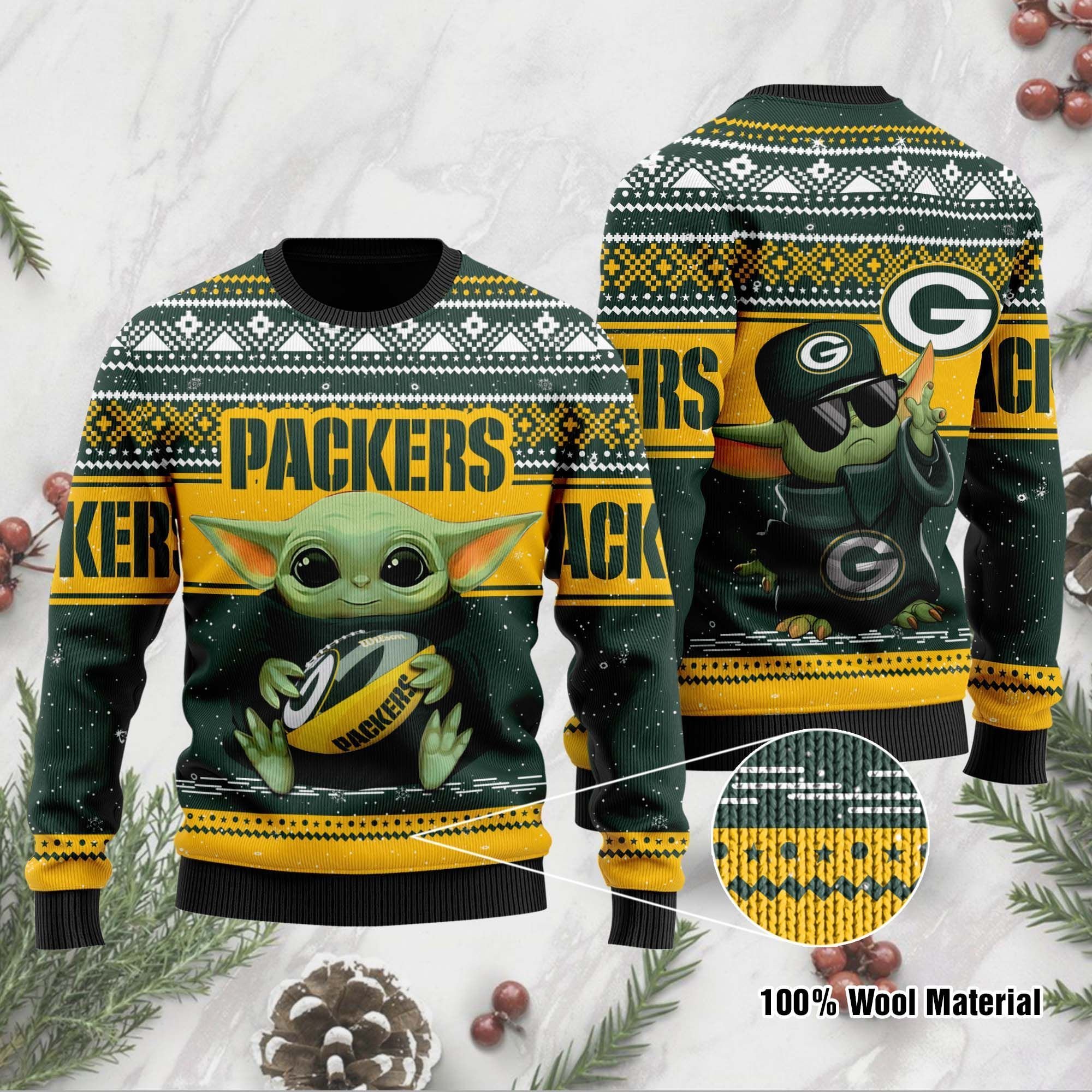 Green Bay Packers Sweater Ugly Christmas Sweater Green Bay Packers Sweater Ugly Christmas Sweater