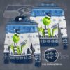 Grinch Seattle Seahawks 3D Ugly Christmas Sweater
