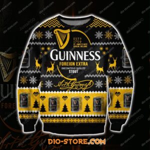 Guinness Foreign Extra Beer Ugly Christmas Sweater