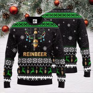 Guinness Reinbeer Christmas Ugly Sweater