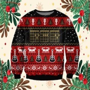 Guitar Ugly Christmas Sweater