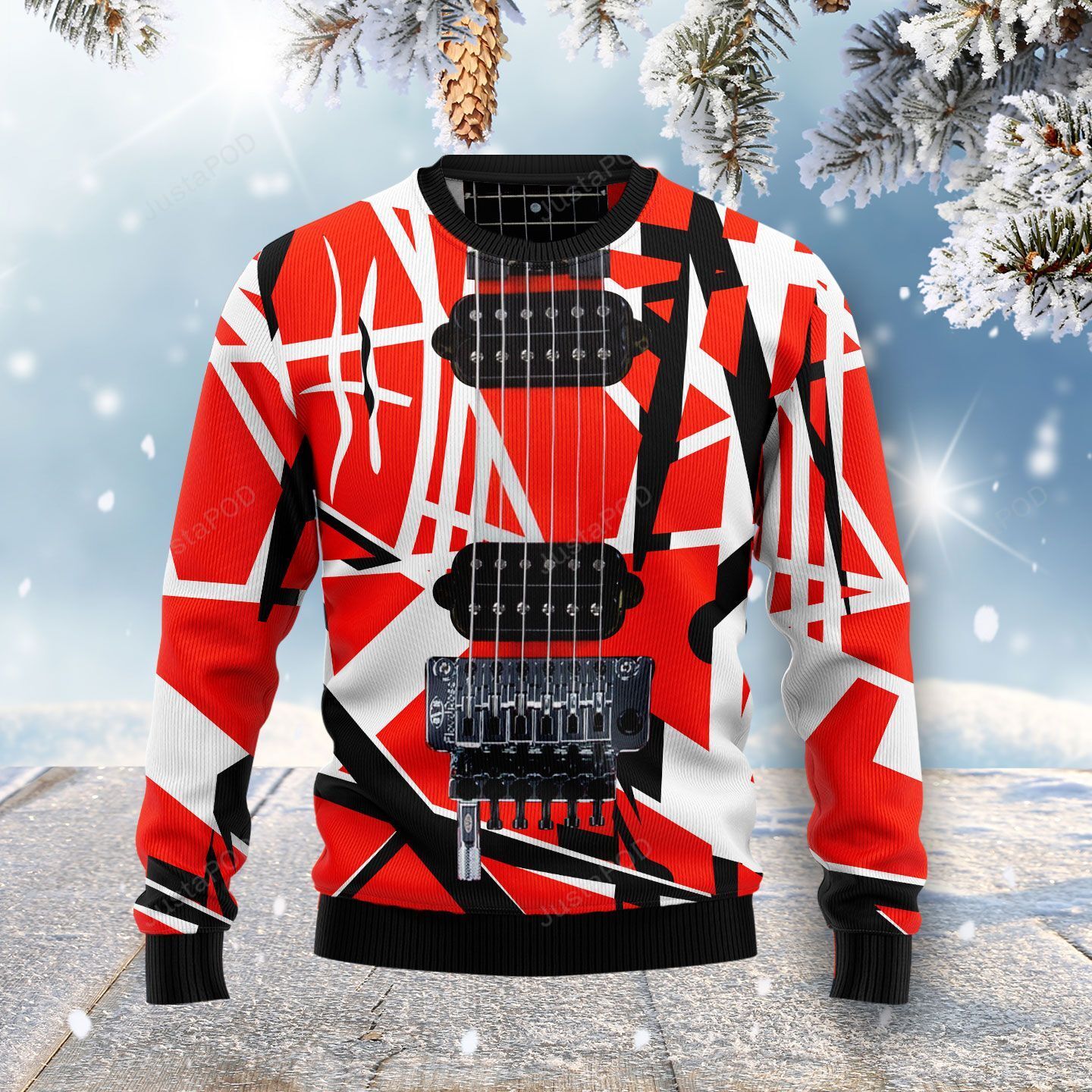 Guitar Ugly Christmas Sweater Guitar Ugly Christmas Sweater