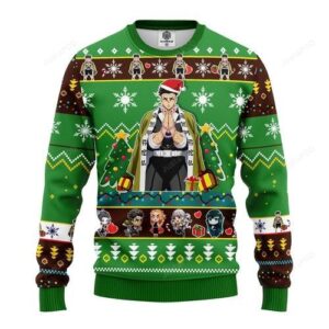 Gyomei Himejima Demon Slayer For Anime Lovers Ugly Christmas Sweater