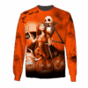 Halloween Jack Skellington And Sally Ugly Christmas Sweater
