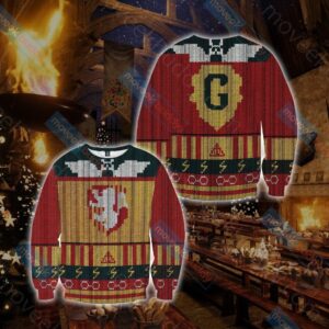 Harry Potter Brave Like A Gryffindor Ugly Christmas Sweater