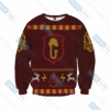 Harry Potter Brave Like A Gryffindor Winter Ugly Christmas Sweater