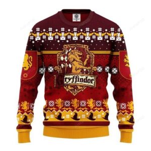 Harry Potter Gryffindor Ugly Christmas Sweater