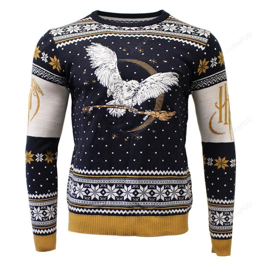 Harry Potter Hedwig Knitted Ugly Sweater Harry Potter Hedwig Knitted Ugly Sweater