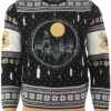 Harry Potter Hogwarts Castle Candles LED Christmas Ugly Sweater