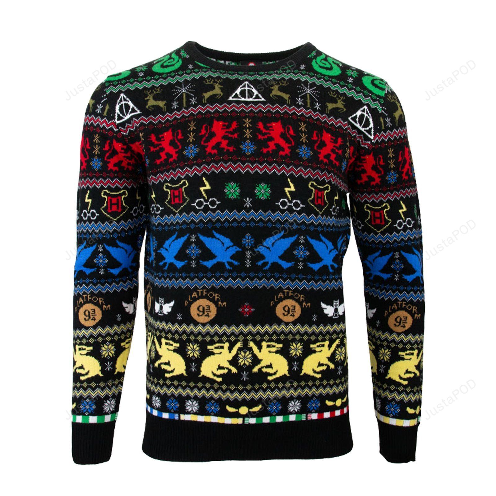Harry Potter Houses Ugly Sweater Harry Potter Houses Ugly Sweater