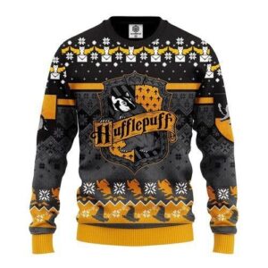 Harry Potter Hufflepuff Ugly Christmas Sweater