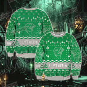 Harry Potter – Slytherin House Ugly Christmas Sweater