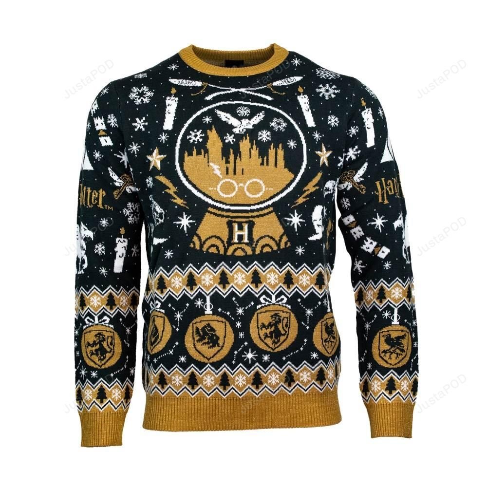 Harry Potter ?Snow Globe Christmas? Christmas Ugly Sweater Harry Potter ?Snow Globe Christmas? Christmas Ugly Sweater