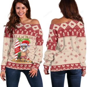 Hawaiian Christmas Aloha Hawaii Mele Kalikimaka Ugly Christmas Sweater