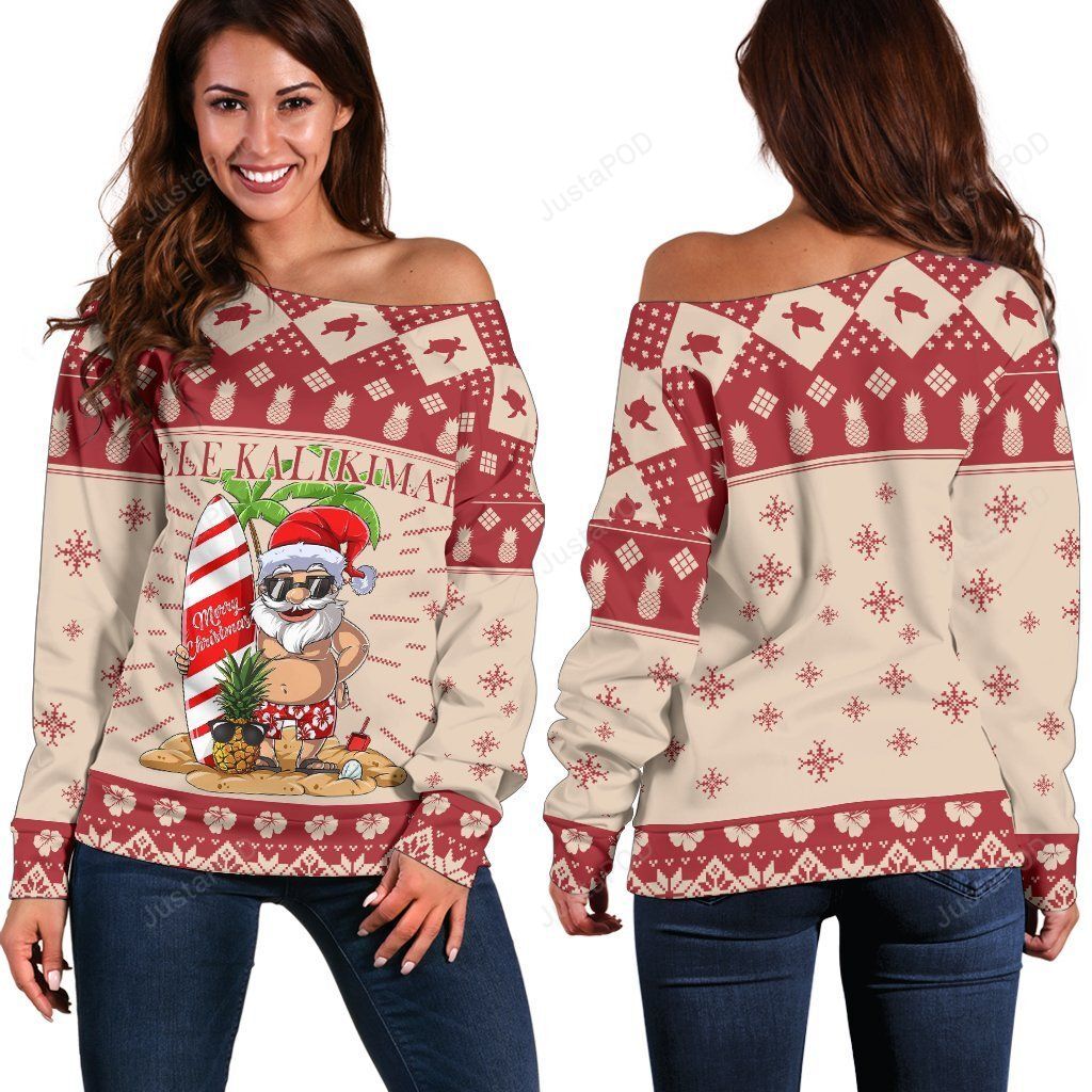 Hawaiian Christmas Aloha Hawaii Mele Kalikimaka Ugly Christmas Sweater Hawaiian Christmas Aloha Hawaii Mele Kalikimaka Ugly Christmas Sweater