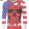 Header Skull Ugly Christmas Sweater