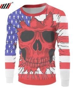 Header Skull Ugly Christmas Sweater Header Skull Ugly Christmas Sweater