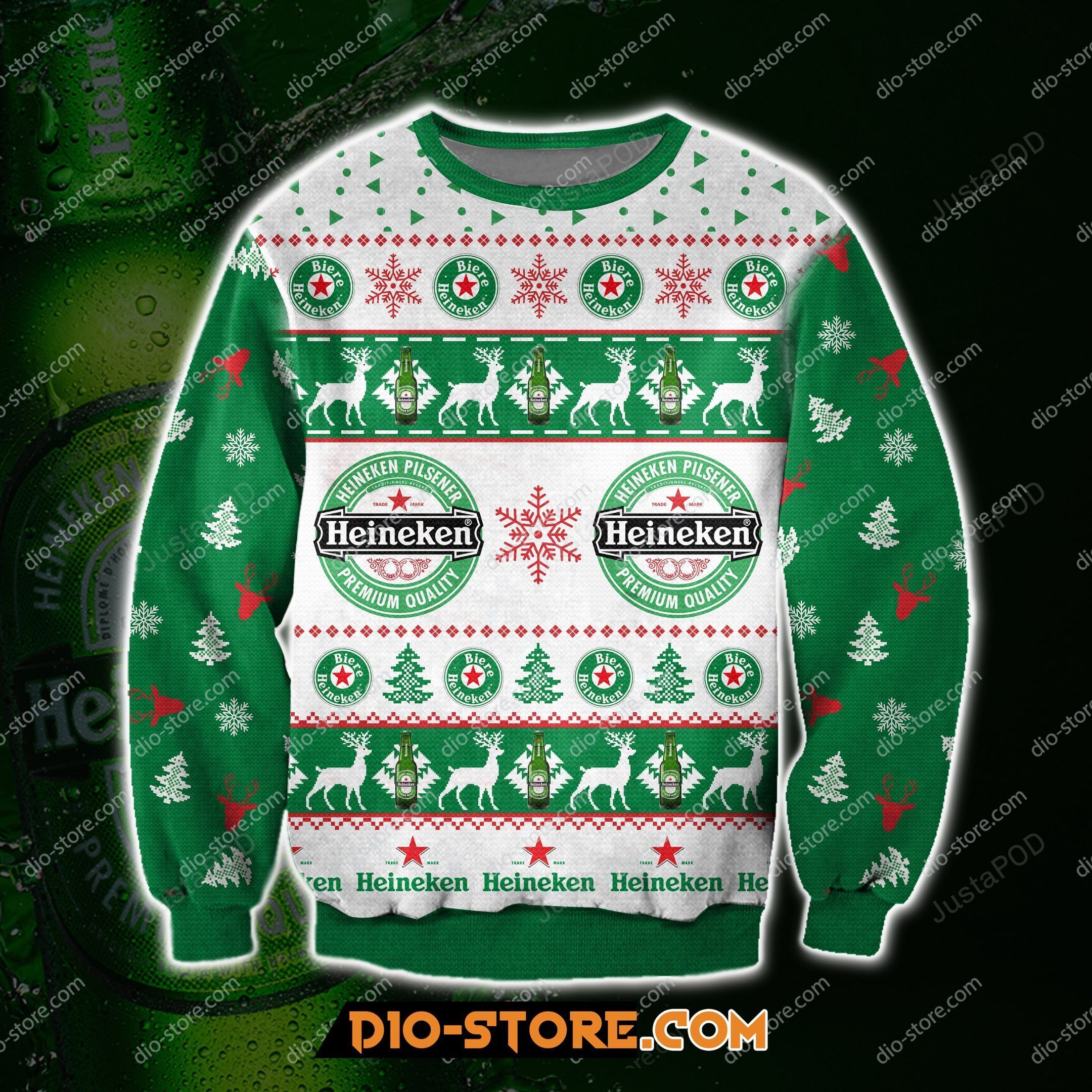 Heineken Beer Knitting Pattern Ugly Christmas Sweater Heineken Beer Knitting Pattern Ugly Christmas Sweater