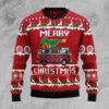 Hippie Car Merry Christmas For Unisex Ugly Christmas Sweater